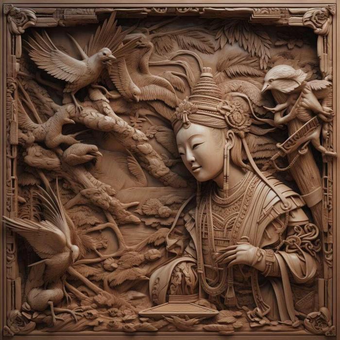 نموذج ثلاثي الأبعاد لآلة CNC 3D Art 